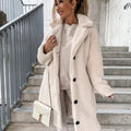 Women's Oversized Teddy Long Coat