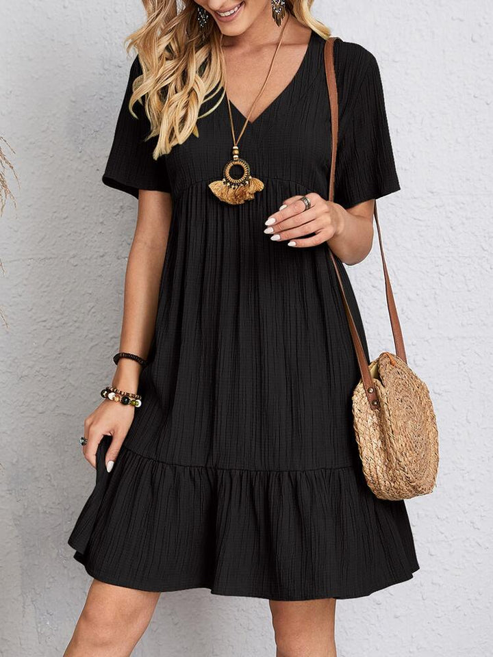 Elegant Dress with Belly Coverage