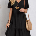 Elegant Dress with Belly Coverage
