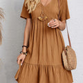 Elegant Dress with Belly Coverage
