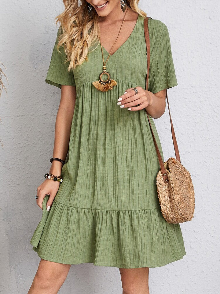 Elegant Dress with Belly Coverage