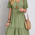 Elegant Dress with Belly Coverage
