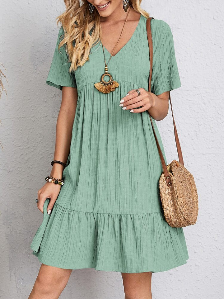 Elegant Dress with Belly Coverage