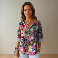 Chic Floral Print Blouse