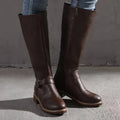 Women's Orthopedic Buckle Leather Boots