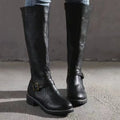 Women's Orthopedic Buckle Leather Boots