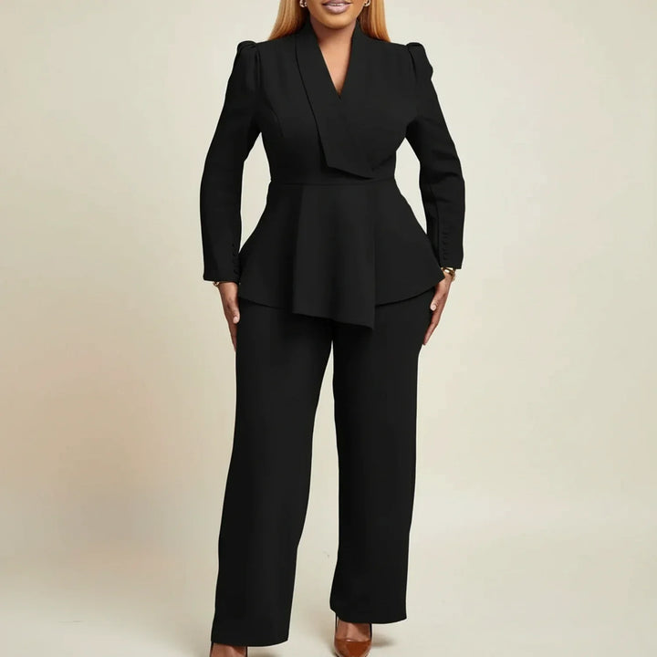 Peplum Blazer Suit for Women